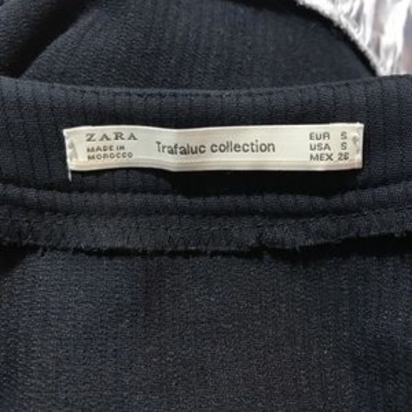 ZARA TRUFALUC COLLECTION PEPLUM SWEATER TOP S 0297 - Picture 7 of 8